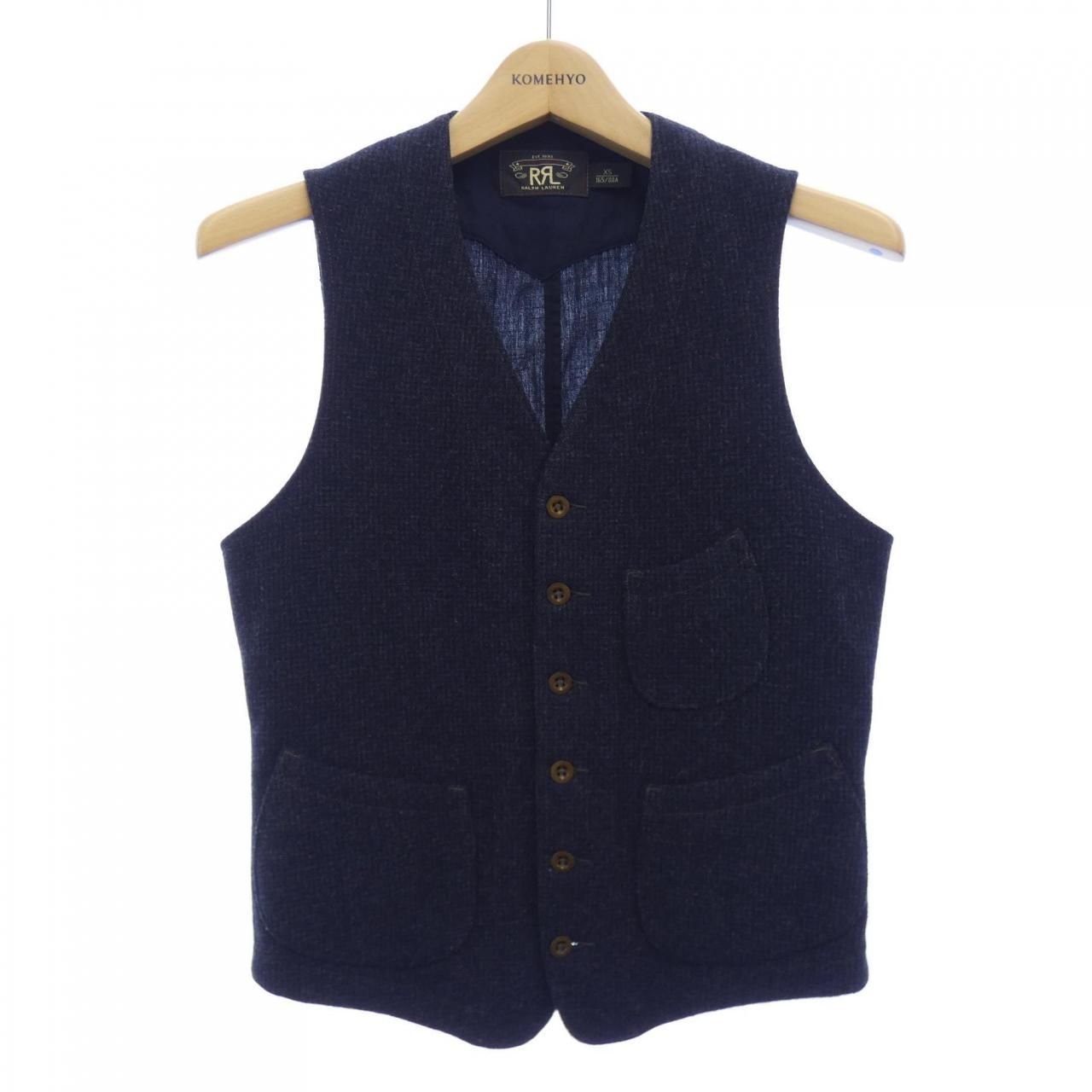 <新品未使用品>Double RL ダブルアールエル VEST ダブルアールエル RRL ベスト - メルカリ