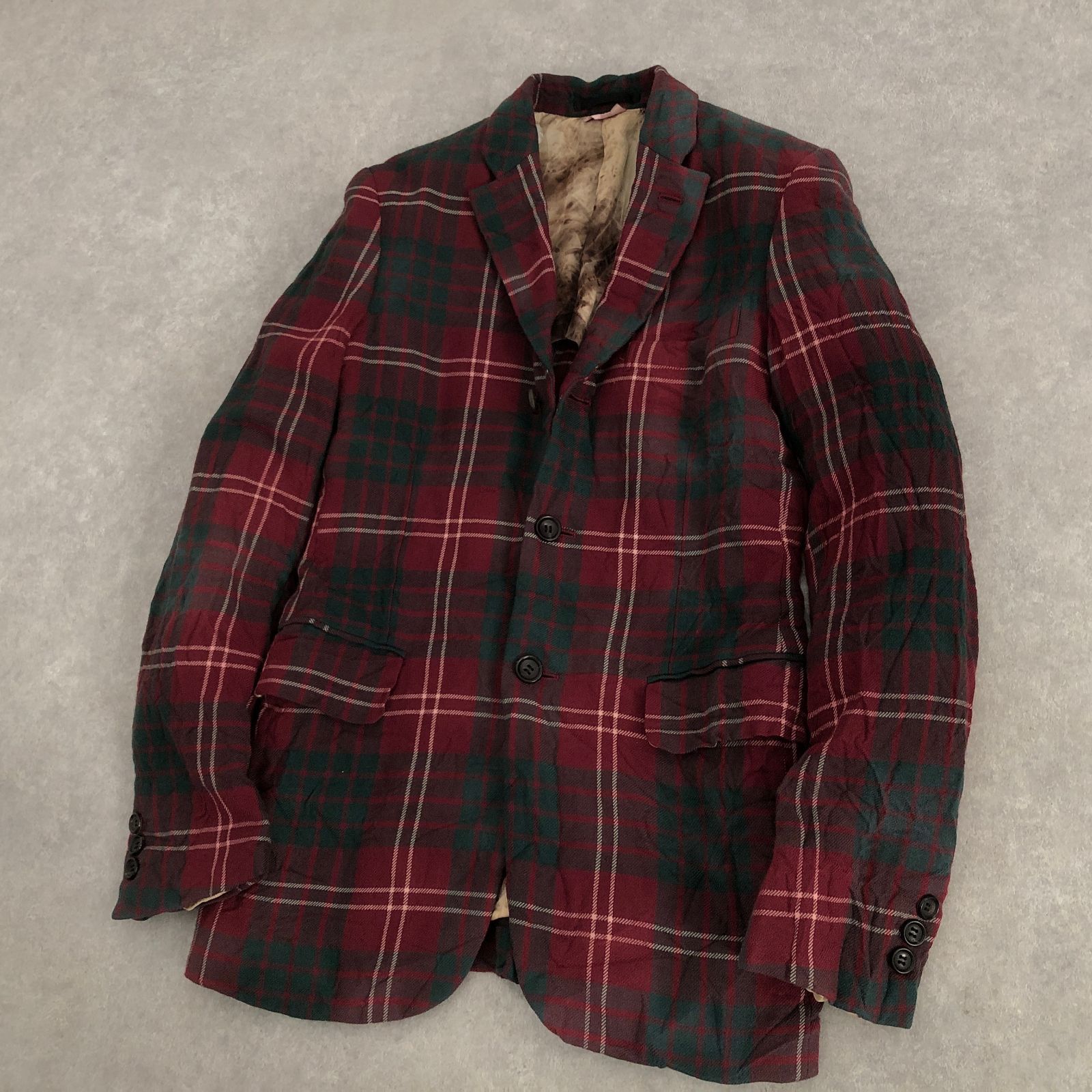 COMME des GARCONS HOMME PLUS 08AW タイムフォーマジック期 タータン 
