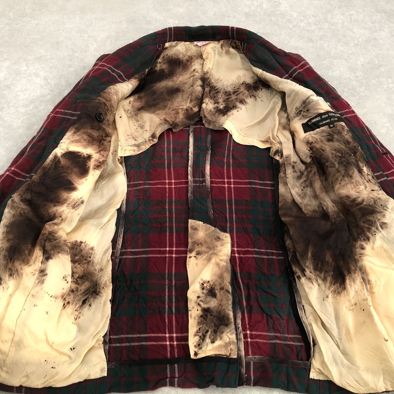 COMME des GARCONS HOMME PLUS 08AW タイムフォーマジック期 タータン