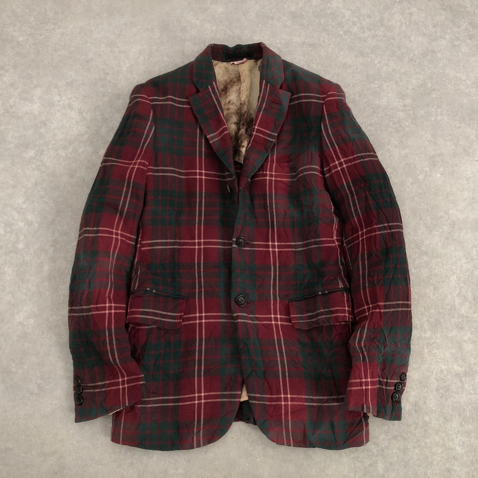 COMME des GARCONS HOMME PLUS 08AW タイムフォーマジック期 タータン