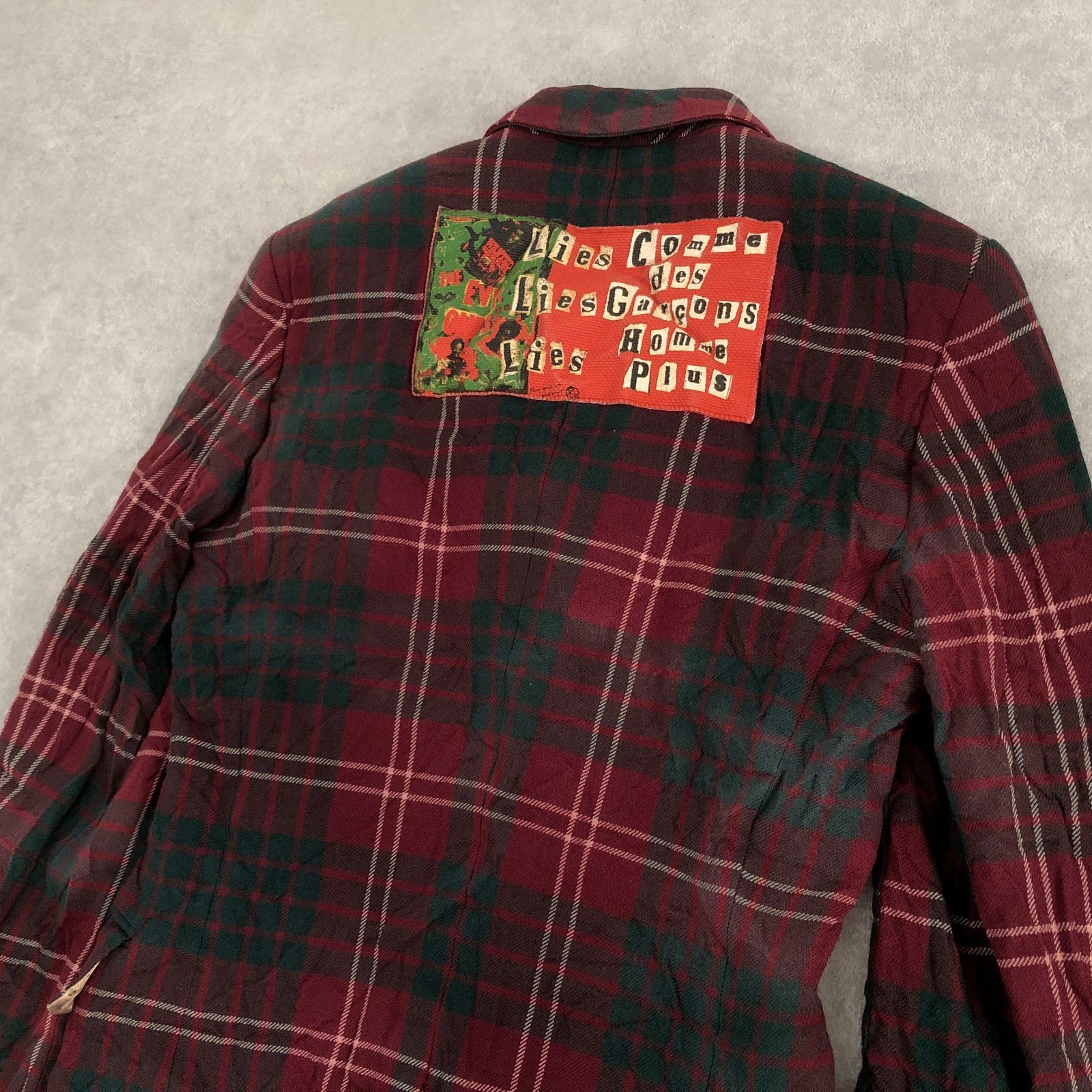COMME des GARCONS HOMME PLUS 08AW タイムフォーマジック期 タータン 