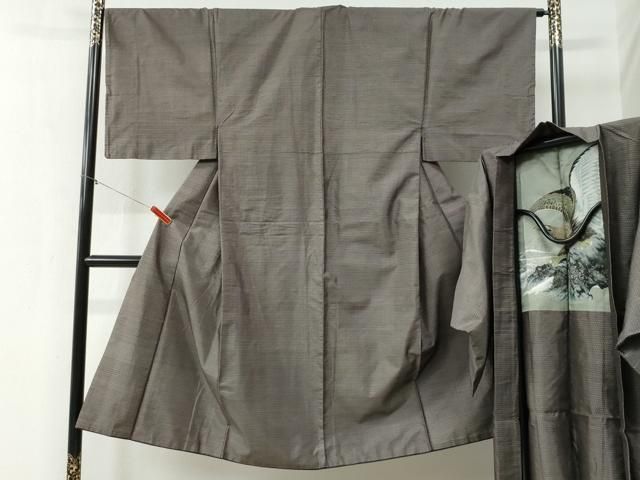 平和屋着物 男性 本場大島紬 アンサンブル 吉祥文 正絹 yc