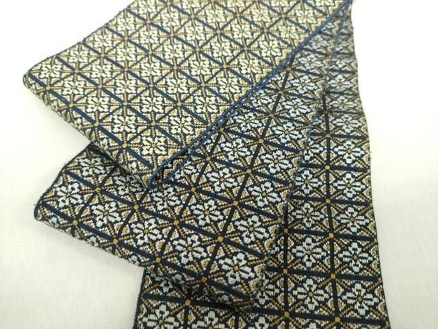 平和屋着物 男性 両面 角帯 いちご錦 正絹 ps