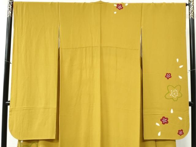 平和屋着物 豪華振袖 舞桜文 正絹 yc