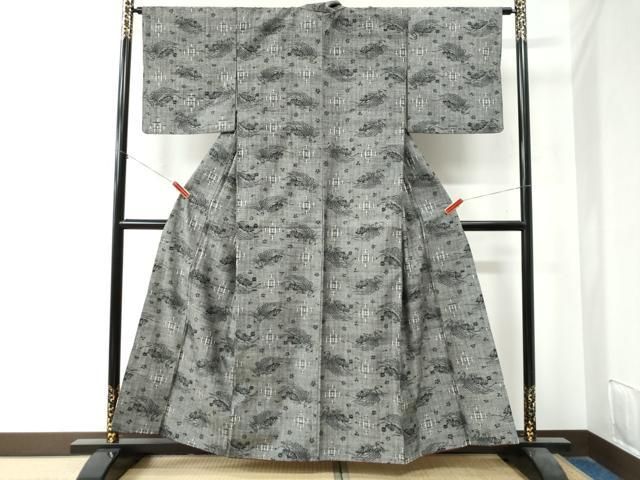 平和屋着物●上質な紬　宝尽くし　正絹　逸品　CAAZ3824yc 平和屋着物○上質な紬 宝尽くし 正絹 逸品 CAAZ3824yc - メルカリ