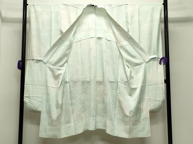 平和屋着物 振袖用長襦袢 無双仕立て 絞り 流水花地紋 暈し染め 半衿刺繍 正絹 gh