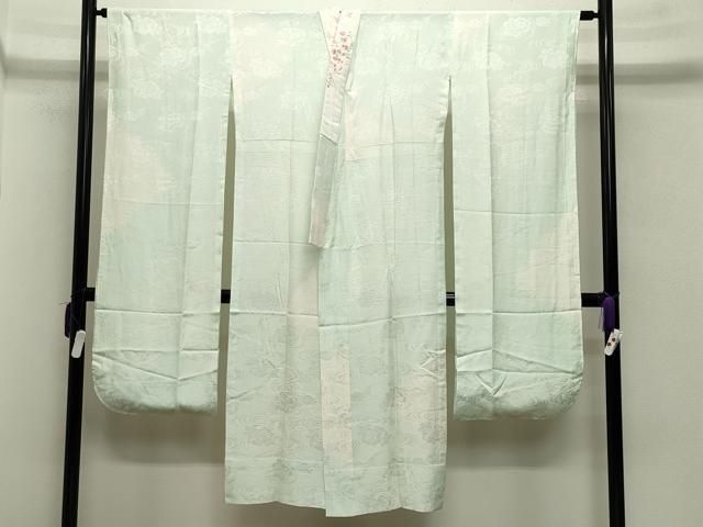 平和屋着物○振袖用長襦袢 無双仕立て 絞り 流水花地紋 暈し染め