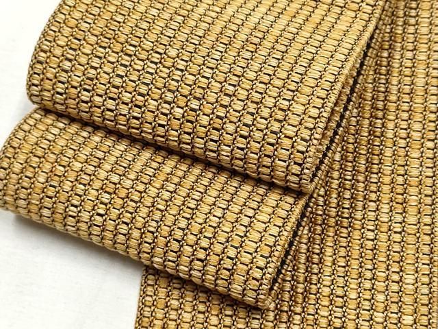 平和屋着物 男性 本場筑前博多織 角帯 霞文 正絹 CABB0473hy