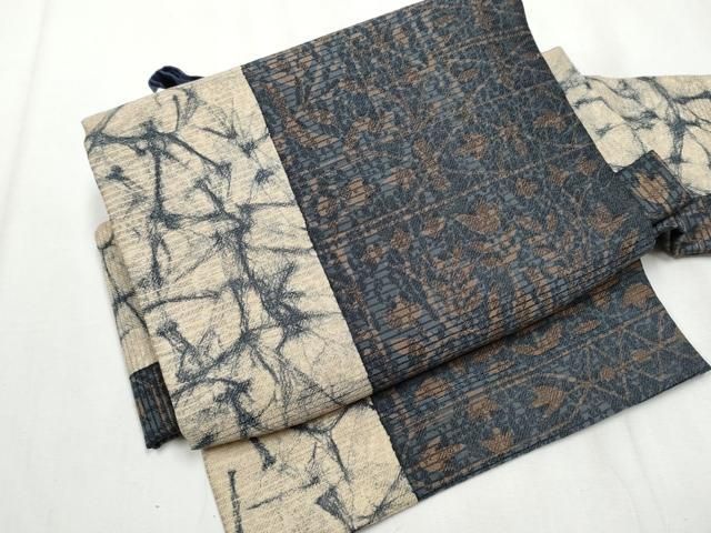 平和屋着物 つけ帯 草花間道 正絹 hy