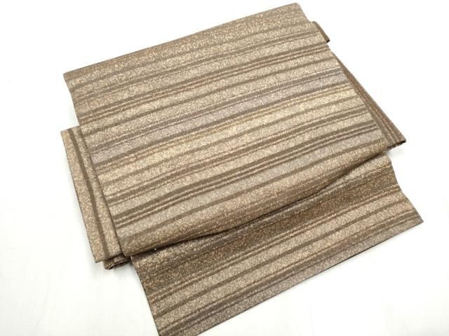 平和屋着物 つけ帯 紬地 霞文 正絹 hy