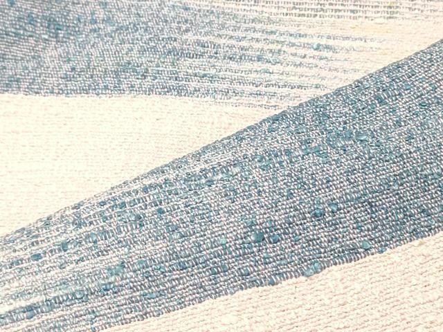 平和屋着物○紅花紬 米沢 八寸名古屋帯 紬地 草木染 猪俣尚紅作 霞横段