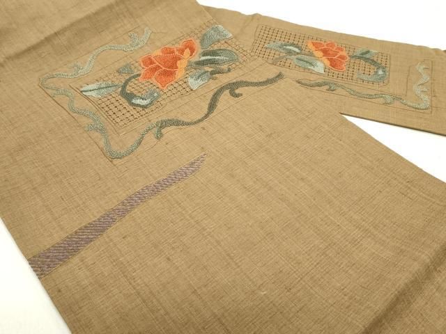 平和屋着物○中国三大刺繍 スワトウ刺繍 汕頭刺繍 相良刺繍 総刺繍 九