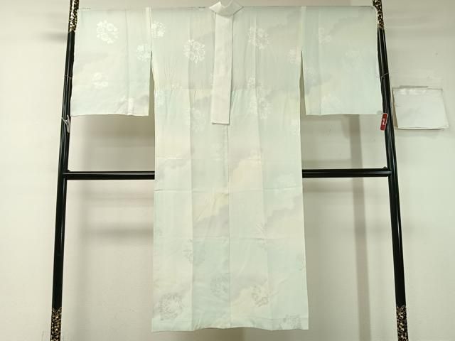 平和屋着物 長襦袢 単衣 花丸地紋 暈し染め 正絹 vp