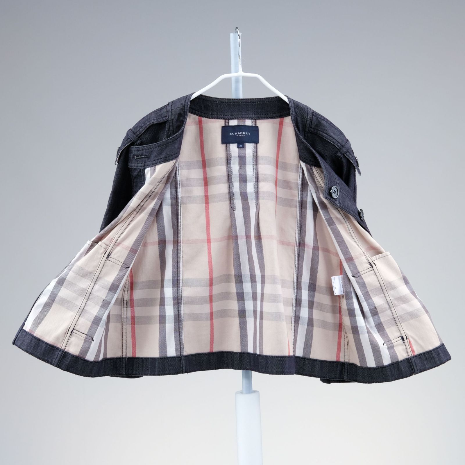 美品】BURBERRY バーバリーブルーレーベル ノバチェック ジャケット