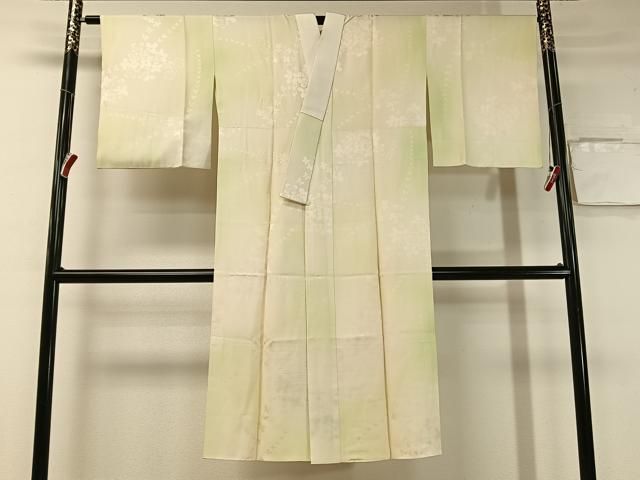 平和屋着物 長襦袢 袷 舞花地紋 暈し染め 正絹 vp