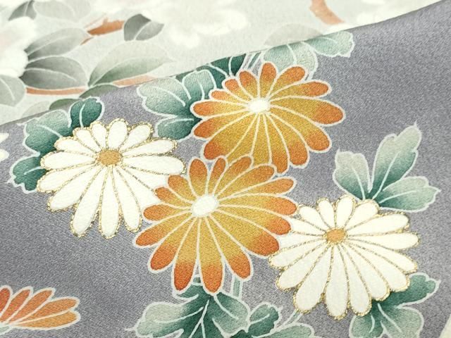  平和屋着物 豪華黒留袖 花鳥文 暈し染め 金彩 正絹 ud 黒留袖 着物