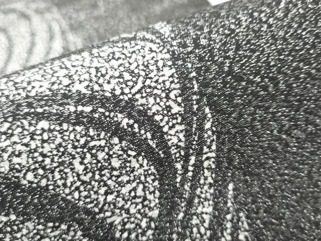 平和屋着物○二代目 川村久太郎 全通柄袋帯 流水文 銀通し地 正絹 逸品