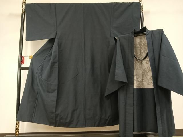 平和屋着物●男性　紬　アンサンブル　褐返色　正絹　逸品　AABD8540fy 平和屋着物○男性 紬 アンサンブル 褐返色 正絹 逸品 AABD8540fy