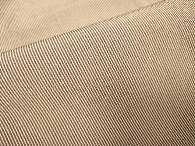 平和屋着物○江戸小紋 万筋 暗い煎茶色×柴染色 正絹 逸品 DAAZ5253du