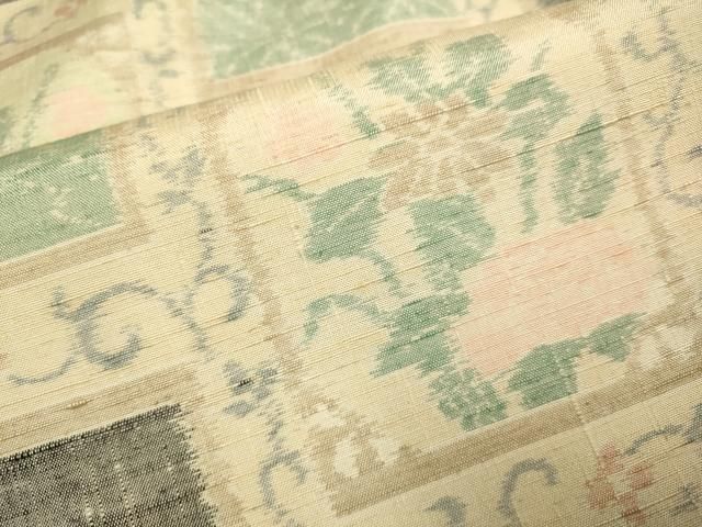 平和屋着物●小千谷紬　色紙花文　正絹　逸品　未使用　DAAZ5263du 平和屋着物○小千谷紬 色紙花文 正絹 逸品 未使用 DAAZ5263du - メルカリ