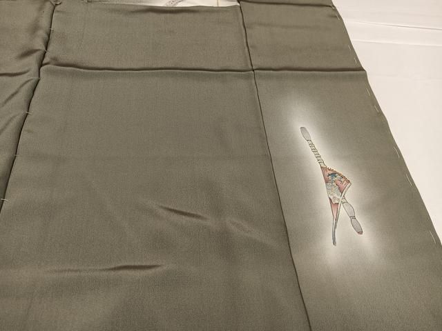 平和屋着物○友禅師・京の名工・伝統工芸士・樽本伊勢蔵 訪問着 楽器文