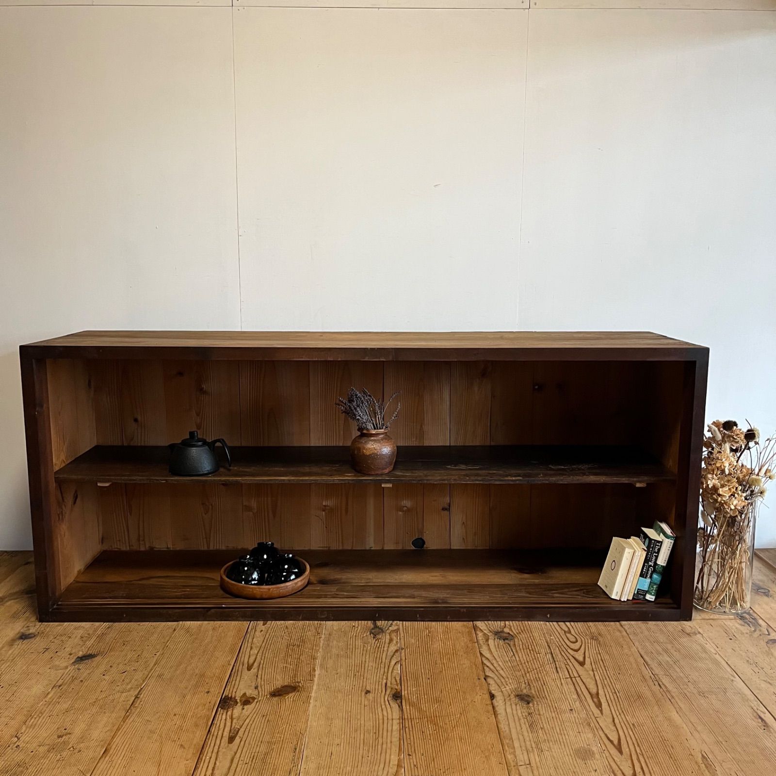 アンティーク 古家具 古道具 ガラス戸 ローボード 食器棚 水屋箪笥