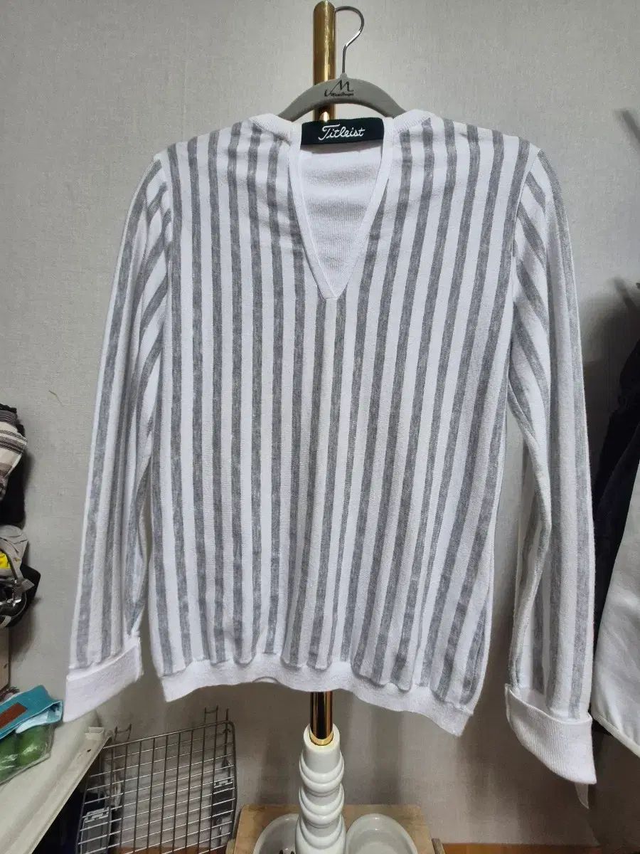 タイトリスト ストライプ ニット 長袖Tシャツ - メルカリ