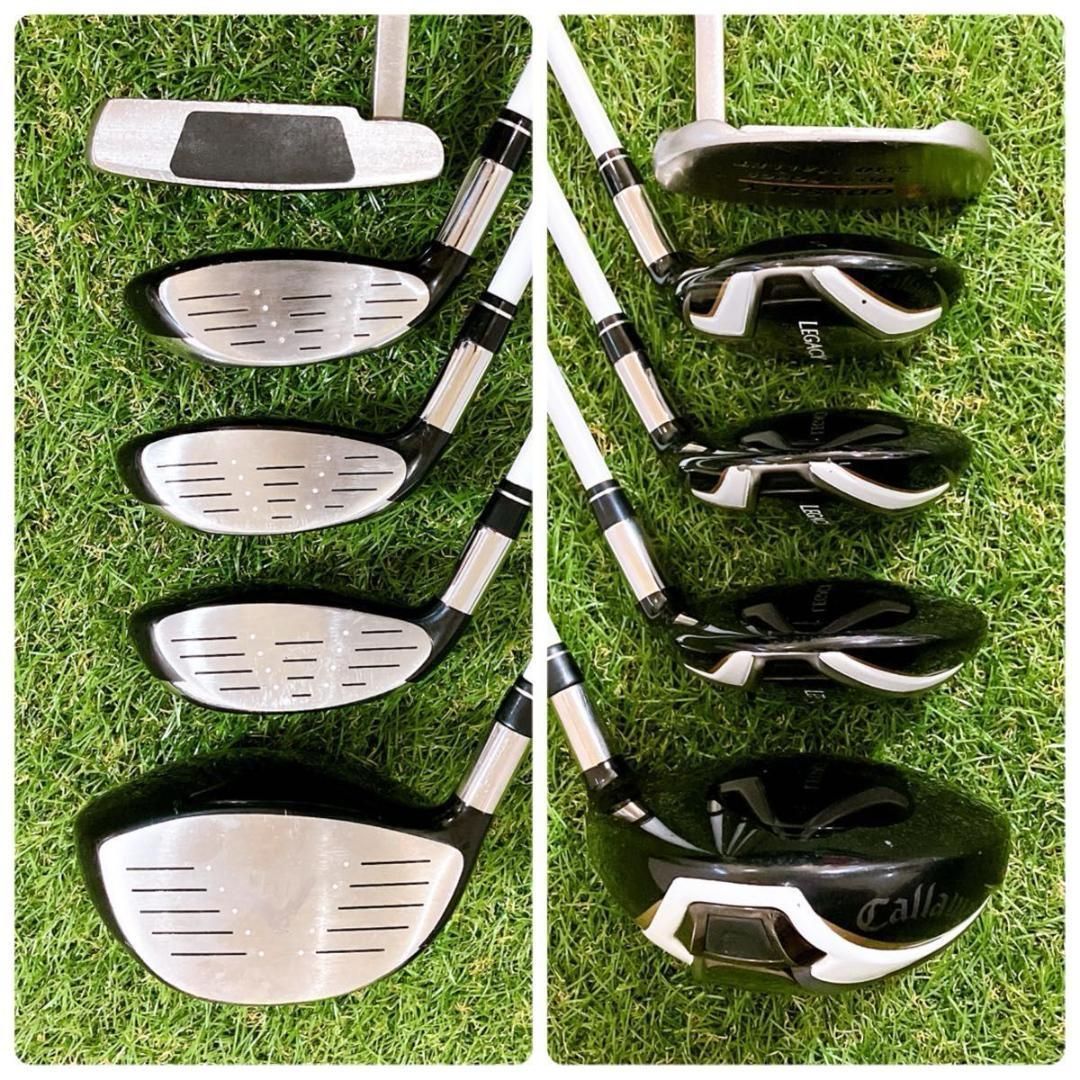 完璧フルセット キャロウェイ レガシー ブラック メンズゴルフセット