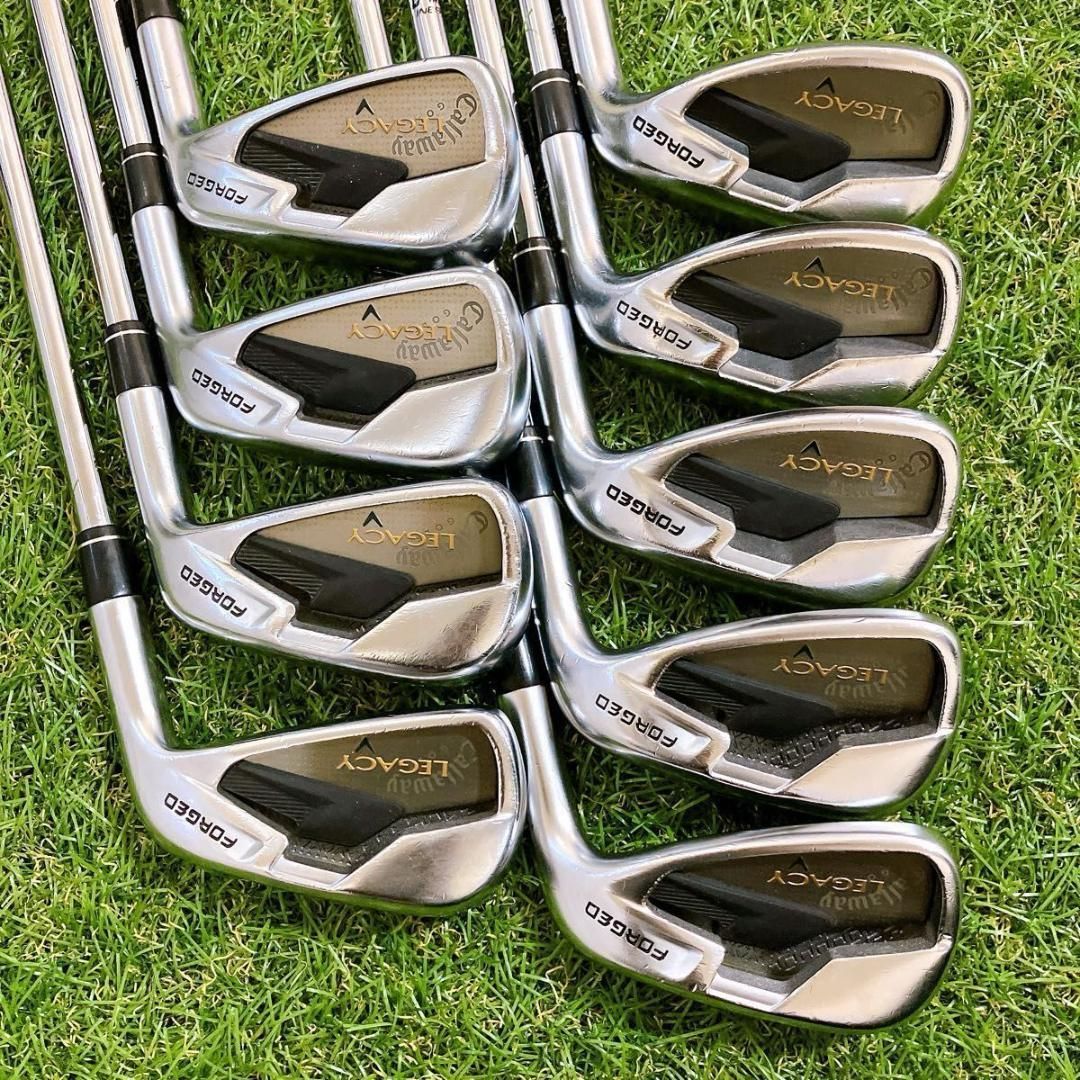 完璧フルセット キャロウェイ レガシー ブラック メンズゴルフセット
