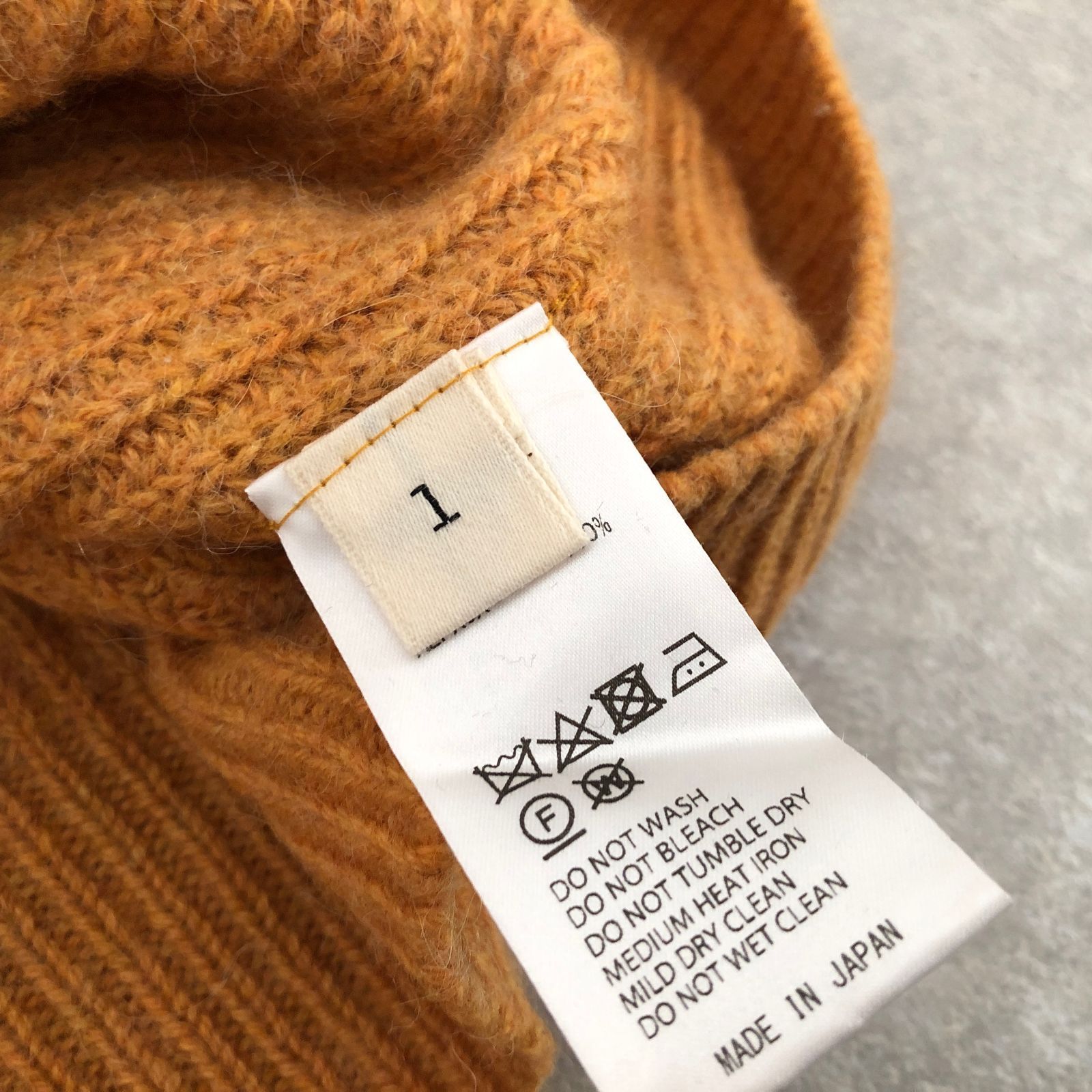 定価4.9万 unfil 割引 ベビーアルパカ オーバーサイズ カーディガン