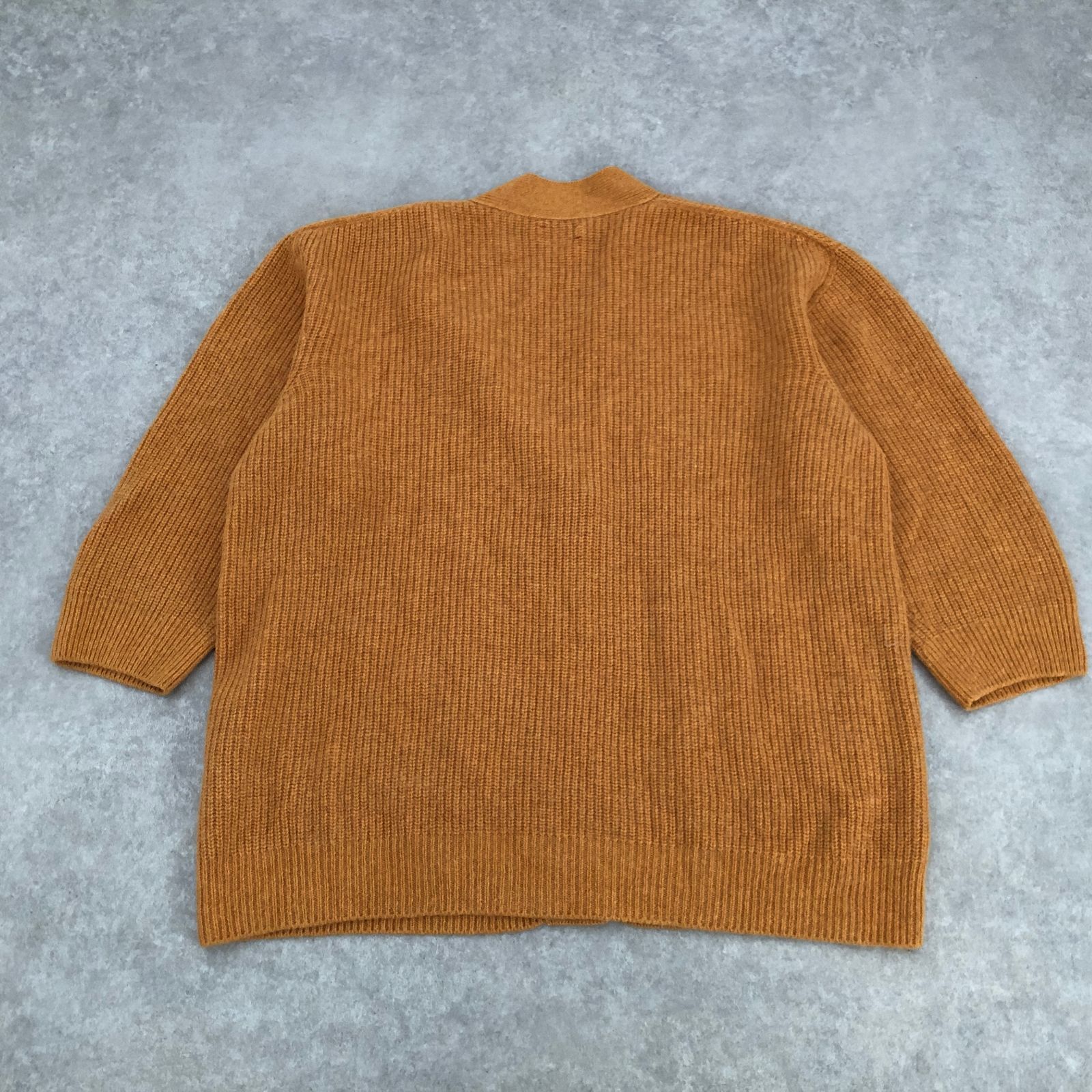 定価4.9万 unfil 割引 ベビーアルパカ オーバーサイズ カーディガン