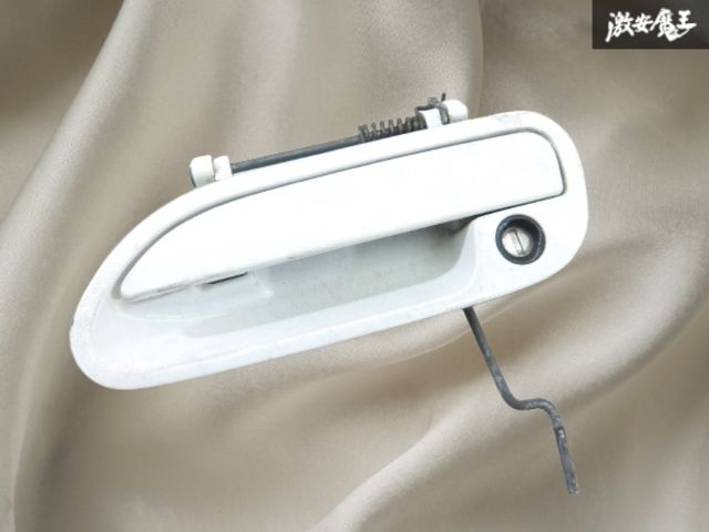 NISSAN 日産 純正 RPS13 180SX ドア ドアノブ アウターハンドル 片側のみ 外装 カラー 白ソリッド系 S14 S15 シルビア 即納 棚2-3-4-C