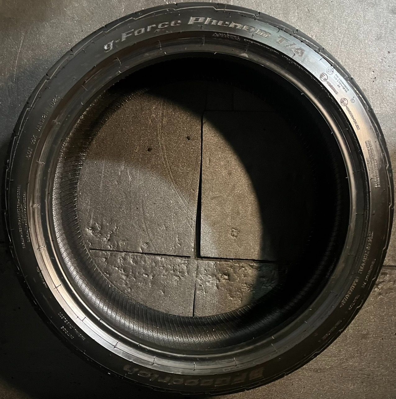  製 約8 5分山 ビーエフグッドリッチ BFGoodrich g Force Phenom T A 225 40 R 19 1本 h_819 19インチ サマータイヤ ノーマルタイヤ