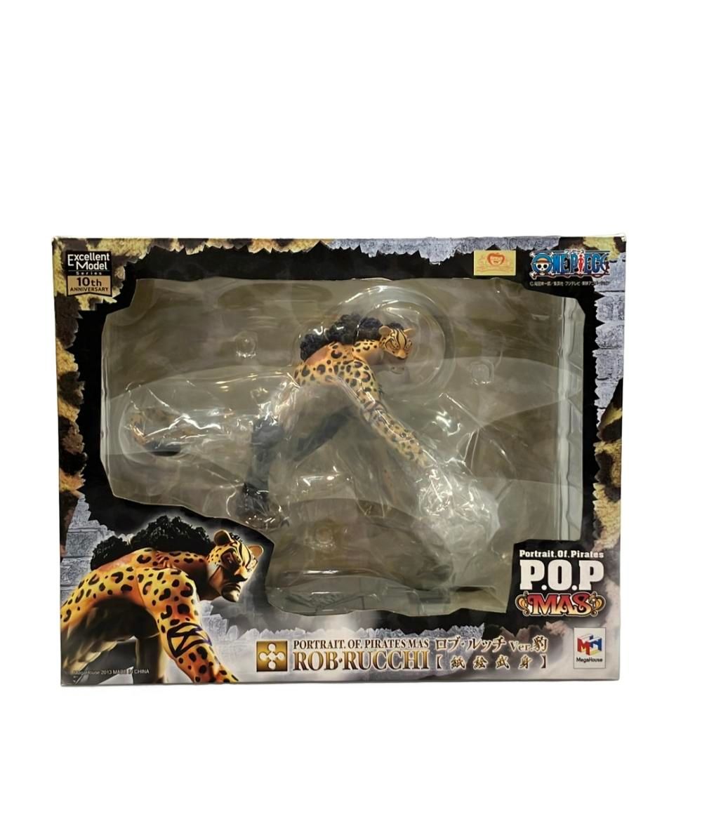 メガハウス ONE PIECE P.O.P MAS ロブ・ルッチ Ver.豹 紙絵武身