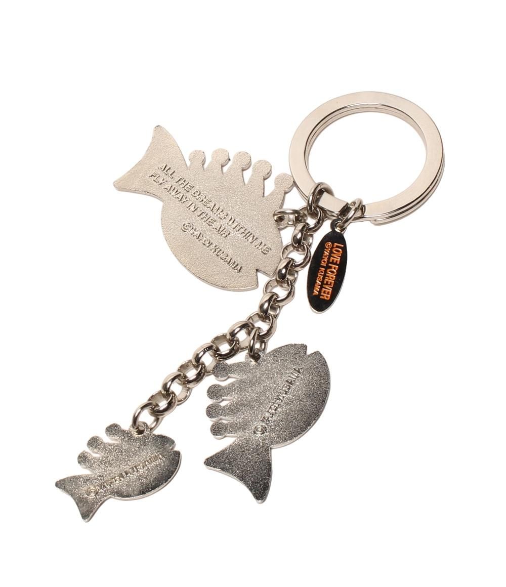 クサマヤヨイ キーホルダー LOVE FOREVER レディース メンズ 草間彌生