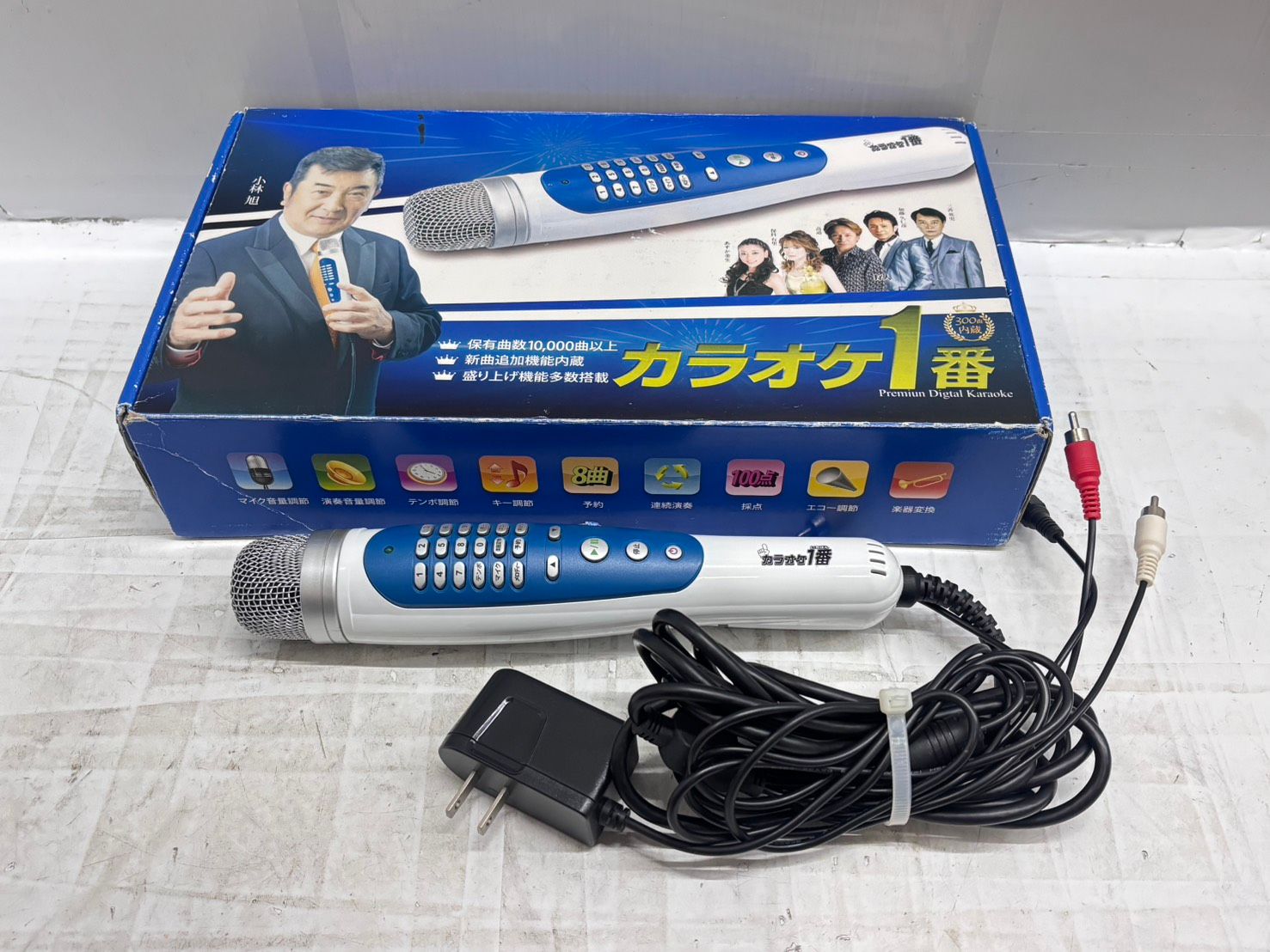 h10383 夢グループ カラオケ1番 300曲 YK-3008 カラオケ 自宅 マイク