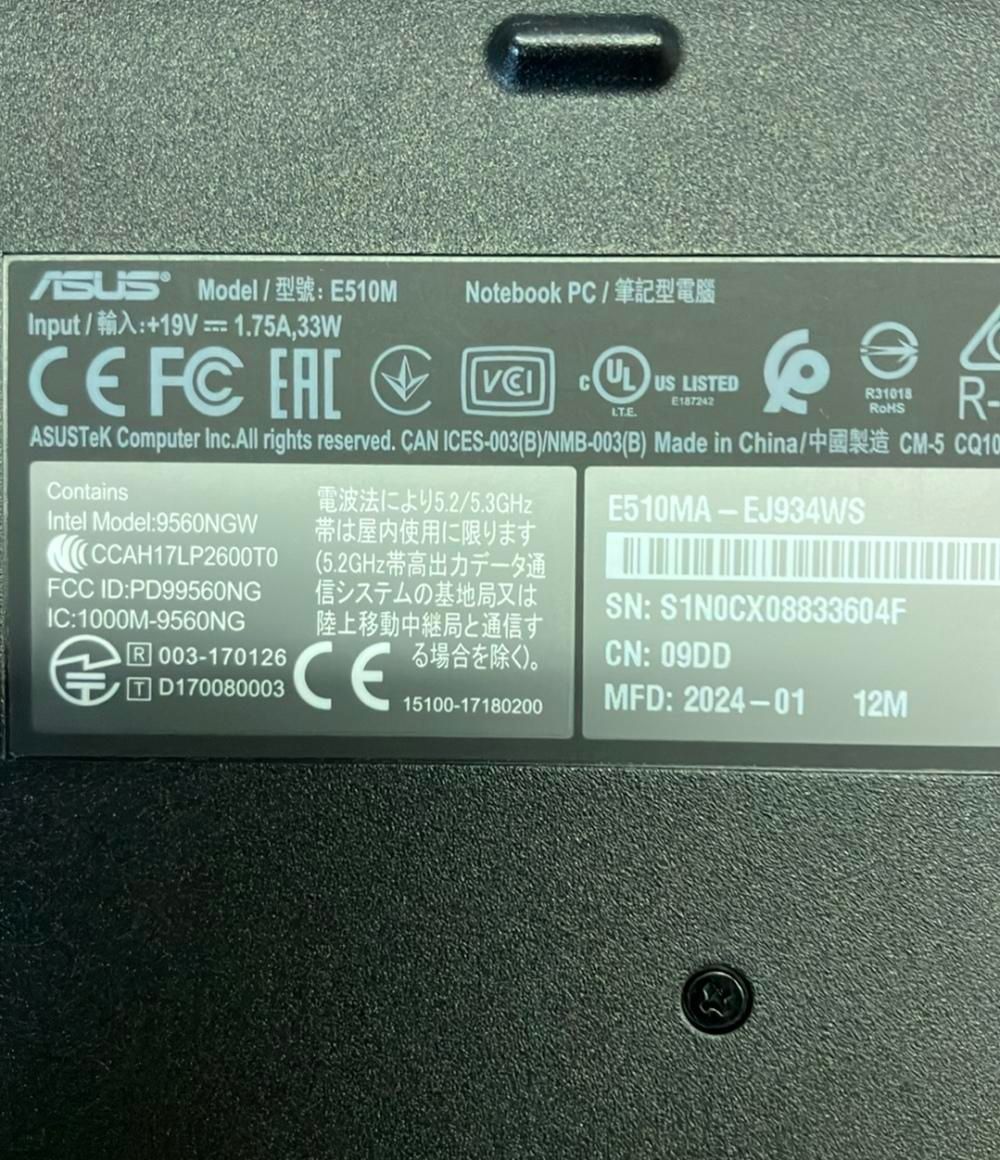 アスース ノートPC VivoBook ASUS Laptop E 510 M その他 タブレット スマホ タブレット パソコン