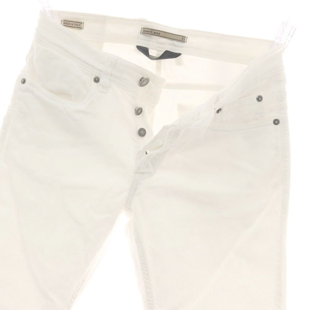 美品】SIVIGLIA テーパード ストレッチ ブラック デニム パンツ 32 