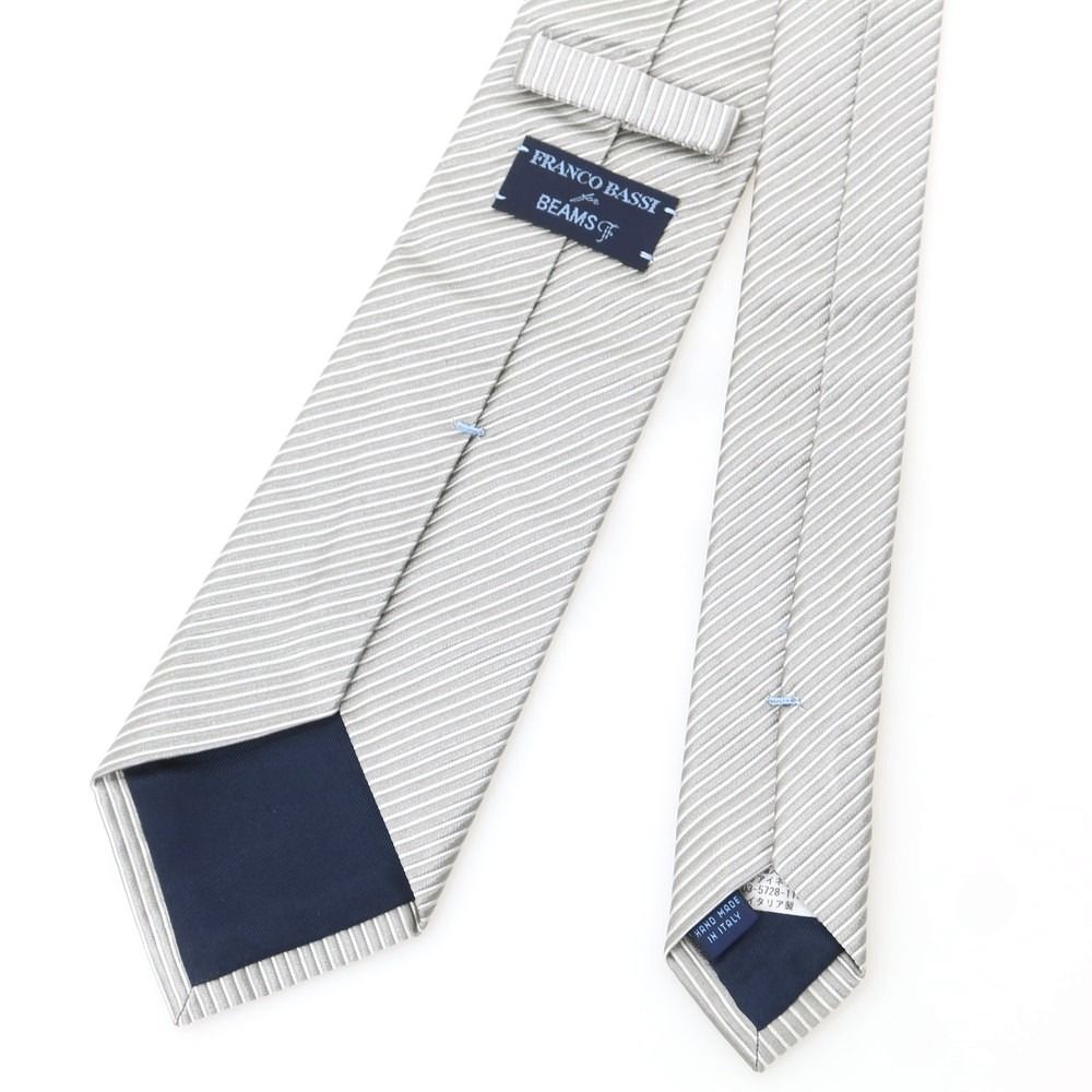中古】フランコバッシ FRANCO BASSI BEAMS F別注 シルク ストライプ柄
