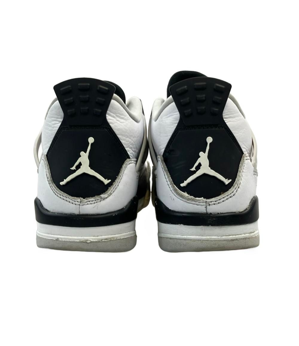  ナイキ ミドルカットスニーカー AIR JORDAN 4 RETRO GS 408452-111 キッズ SIZE 24.0 M NIKE スニーカー キッズシューズ