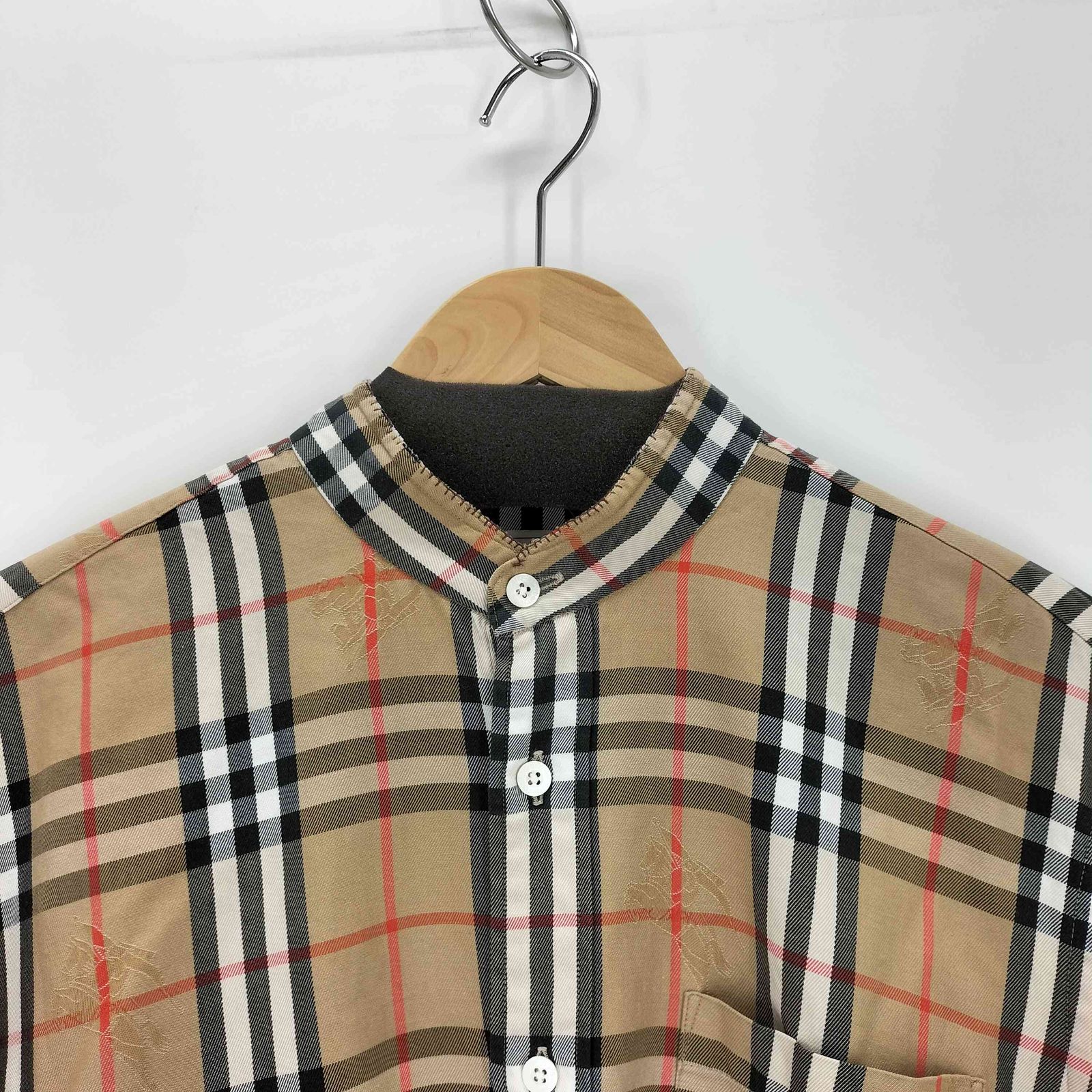 バーバリーズ BURBERRYS シャドーホース ノバチェック バンドカラー