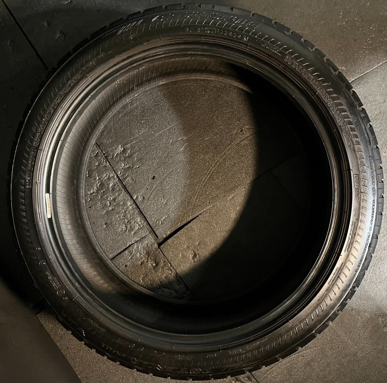  製 約7分山 ブリヂストン ポテンザ POTENZA S 001 RFT ランフラット 245 40 R 19 1本 h_824 19インチ サマータイヤ ノーマルタイヤ