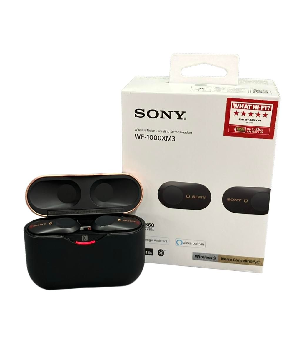 美品】SONY ワイヤレスイヤホン WF-1000XM3 ブラック 【公式通販】