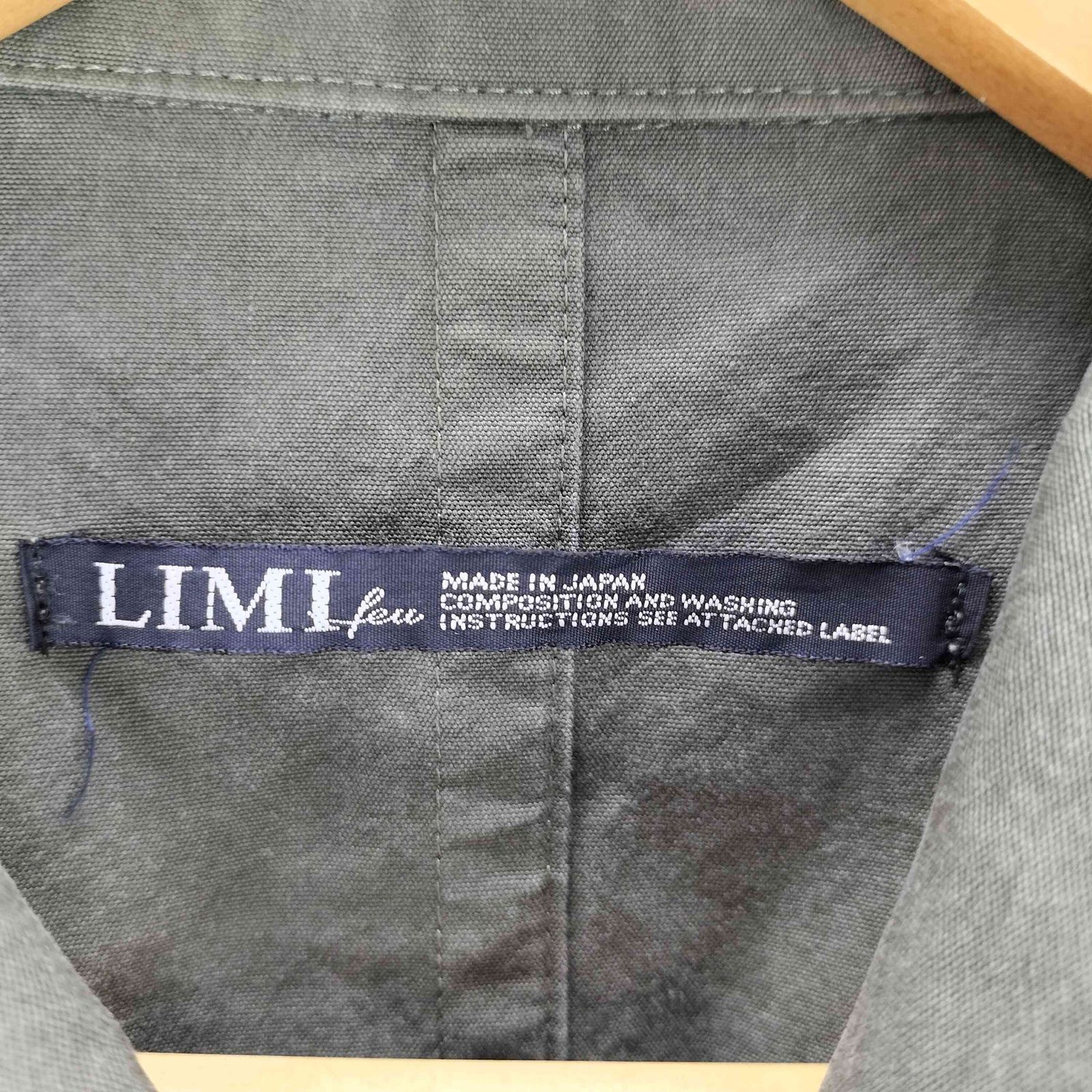 LIMI feu(リミフゥ) メタルボタン カバーオールジャケット レディース JPN：S 【中古】【ブランド古着バズストア】 リミフゥ LIMI feu メタルボタン カバーオールジャケット レディース