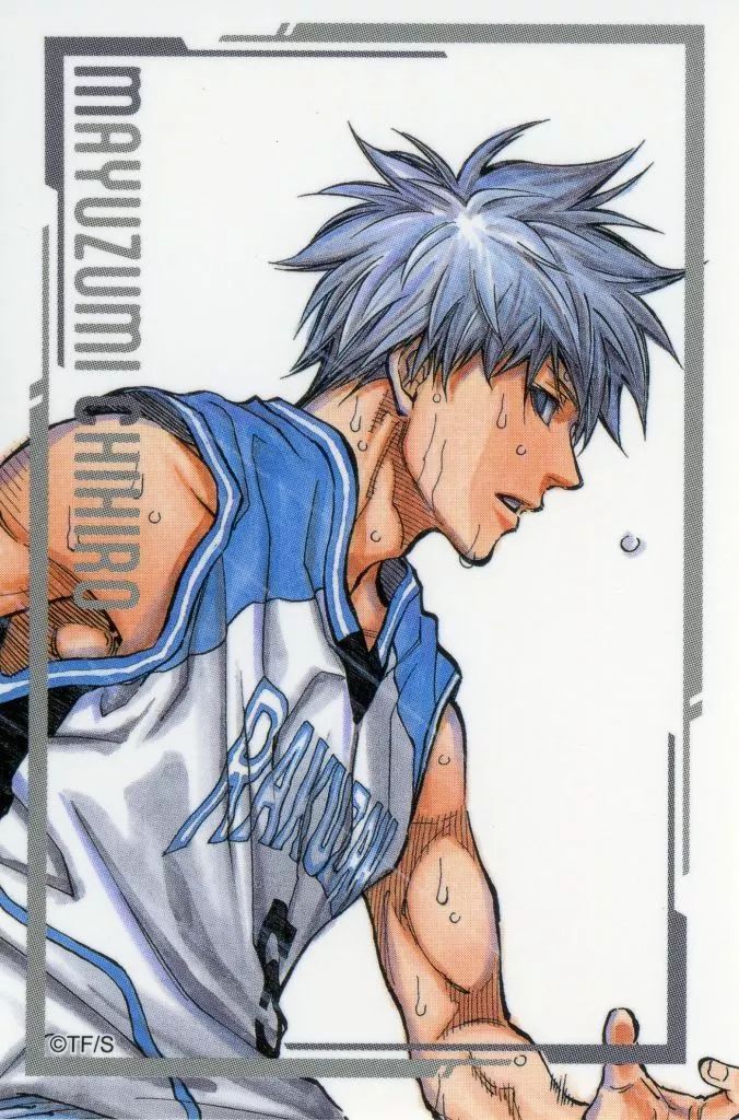 [Used] Sticker Mayumi Chihiro “Kuroko's Basketball 15th ANNIVERSARY EXHIBITION Peta Collection”