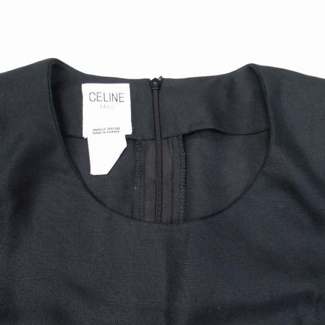 美品 vintage オールドセリーヌ CELINE トリオンフ 金ボタン 半袖