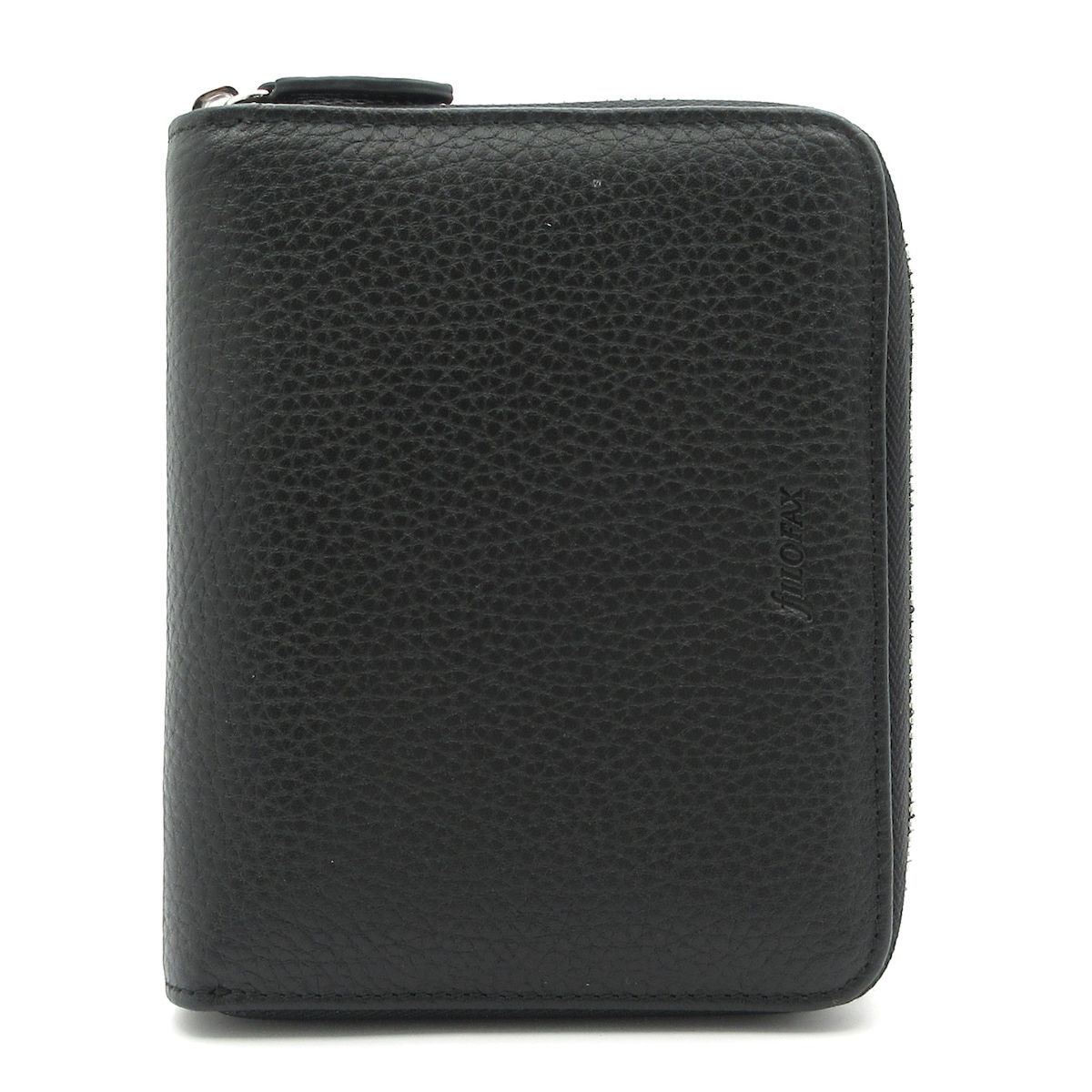 Filofax ファイロファックス 手帳 - 黒 ラウンドファスナー レザー