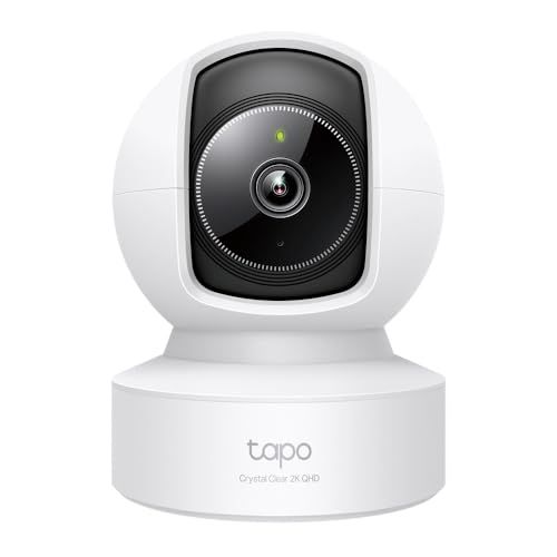 TP-Link ネットワークカメラ ペットカメラ 2 K QHD 400万画素 有線LANポート搭載 wifiカメラ 屋内カメラ 夜間撮影 相互音声会話 動作検知 ペット検知 人物検知 赤ちゃんの泣き声検知 スマホ通知 ドーム型 イーサネットポート メーカーse