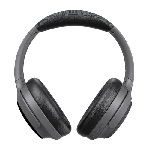MIATONE ワイヤレスヘッドホン Bluetooth 5 4 対応 最大48 dB ハイブリッドアクティブノイズキャンセリング ＆ 外音取込 重低音サウンド 無線 有線両対 60時間再生 収納ケース付 40 mm 10 mmデュアルドライバー se