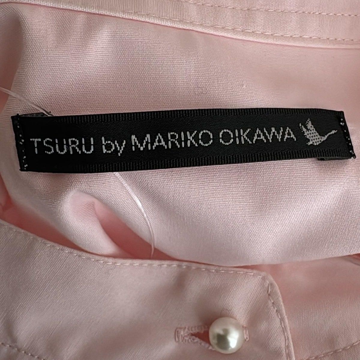 tsuru by Mariko Oikawa Guillem ブラウス　ピンク TSURU by Mariko Oikawa - tsuru by Mariko Oikawa Guillem ブラウス